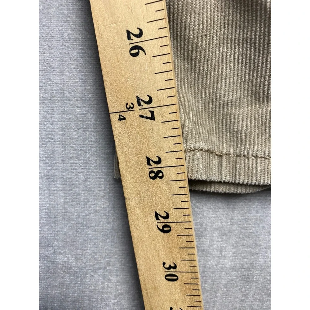 Levis 511 Slim Fit Corduroy Pants Mens 38x30 Tan Khaki Fine Wale 04511-2305